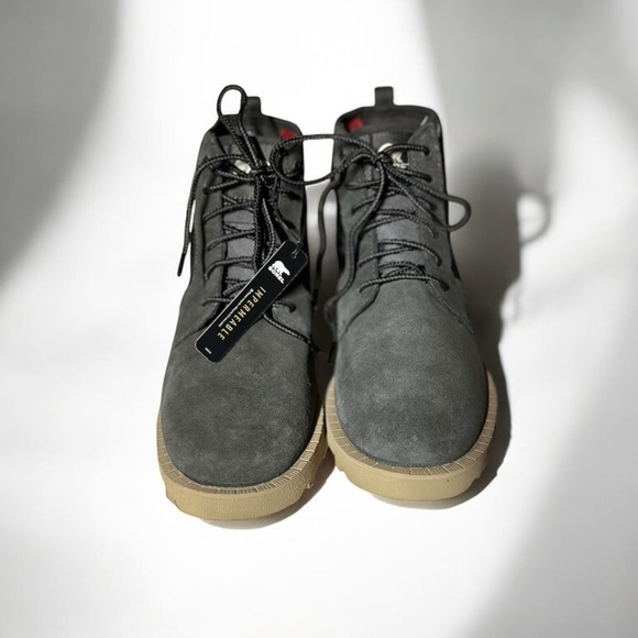 ?NEW w.tags SOREL Caribou Gray OTM Waterproof Boots Men\'s Size 8 main image 5